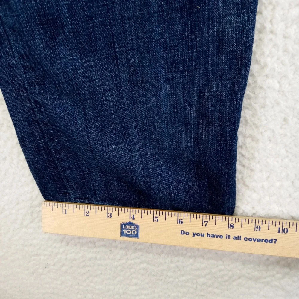 Levi Strauss 514 Mens Straight Fit Jeans Dark Wash W34 L30‎
